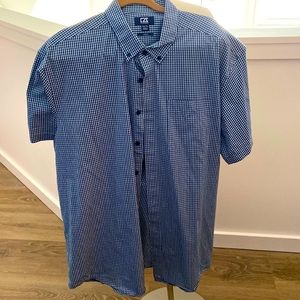 Mens cutter & buck stretch button down shirt